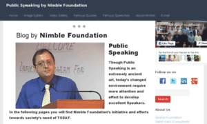 Publicspeaking.nimblefoundation.org thumbnail