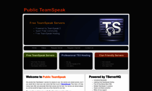 Publicteamspeak.com thumbnail