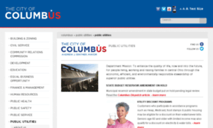 Publicutilities.columbus.gov thumbnail