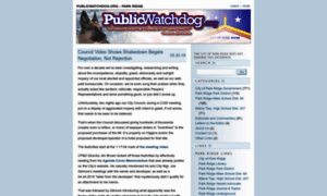 Publicwatchdog.org thumbnail