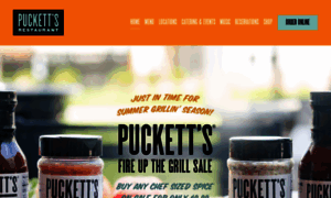 Puckettsrestaurant.com thumbnail