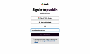 Pucklin.slack.com thumbnail