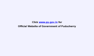 Puducherry.gov.in thumbnail