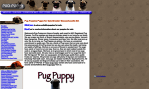 Pug-puppy.com thumbnail