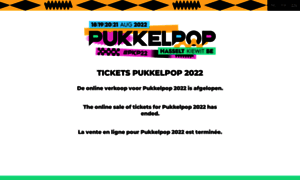 Pukkelpop.pptickets.be thumbnail
