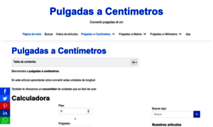 Pulgadasacentimetros.com thumbnail