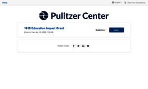 Pulitzercenter.submittable.com thumbnail