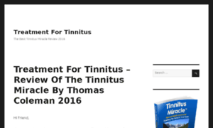 Pulsatile-tinnitus-treatment.treatment-for-tinnitus.com thumbnail