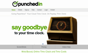 Punchedin.com thumbnail