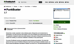 Punkbuster.findmysoft.com thumbnail