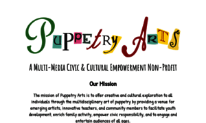 Puppetryarts.org thumbnail