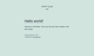 Puppy-club.jp thumbnail