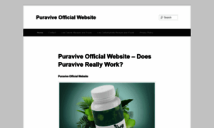 Puraviveofficialwebsite.info thumbnail