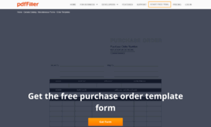 Purchase-order-template.pdffiller.com thumbnail