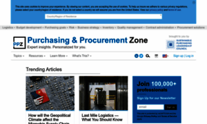 Purchasingprocurementzone.com thumbnail
