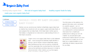 Pure-organic-baby-food.co.uk thumbnail