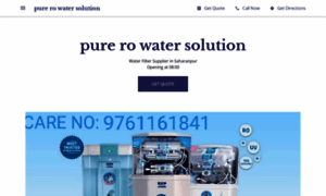 Pure-ro-water-solution-water-filter-supplier.business.site thumbnail