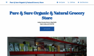 Pure-sure-organic-natural-grocery-store.business.site thumbnail