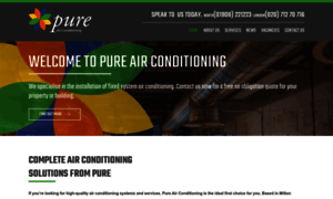 Pureairconditioning.co.uk thumbnail