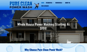 Purecleanpowerwash.com thumbnail