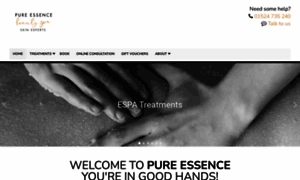 Pureessencebeauty.com thumbnail