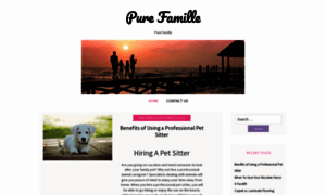 Purefamille.com thumbnail