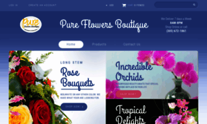 Pureflowersboutique.com thumbnail