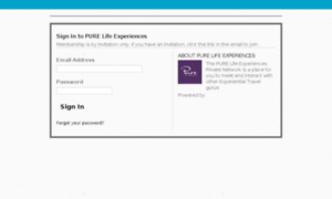 Purelifeexperiences.ning.com thumbnail