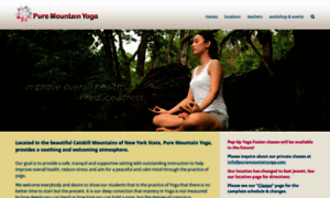 Puremountainyoga.com thumbnail