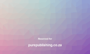 Purepublishing.co.za thumbnail