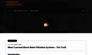 Purewaterfiltersystems.com thumbnail