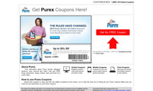 Purex.couponrocker.com thumbnail