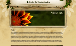 Puritytheutopiansociety.weebly.com thumbnail