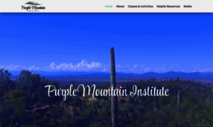 Purple-mountain-institute.org thumbnail