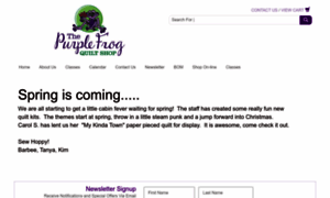 Purplefrogquiltshop.com thumbnail