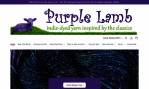 Purplelambfiberarts.com thumbnail