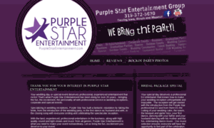Purplestarentertainment.com thumbnail