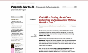 Purposelyliveto120.com thumbnail