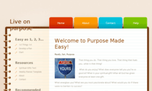 Purposemadeeasy.com thumbnail