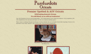 Purrfurdotsocicats.com thumbnail