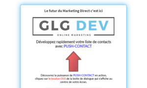 Push-contact.glgdev.fr thumbnail
