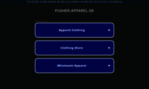 Pusher-apparel.de thumbnail