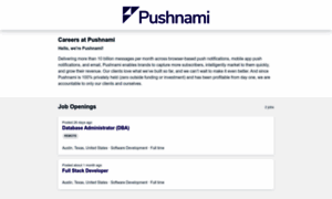Pushnami.workable.com thumbnail