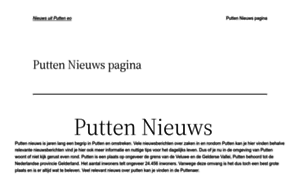 Puttennieuws.nl thumbnail