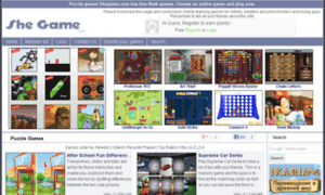 Puzzle-games.shegame.com thumbnail