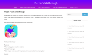 Puzzlefuzzlewalkthrough.com thumbnail