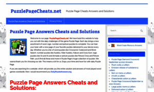 Puzzlepagecheats.net thumbnail