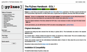 Py2neo.org thumbnail