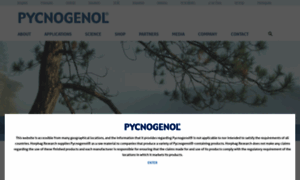 Pycnogenol.com thumbnail