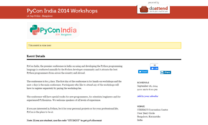 Pyconindia2014-workshop.doattend.com thumbnail